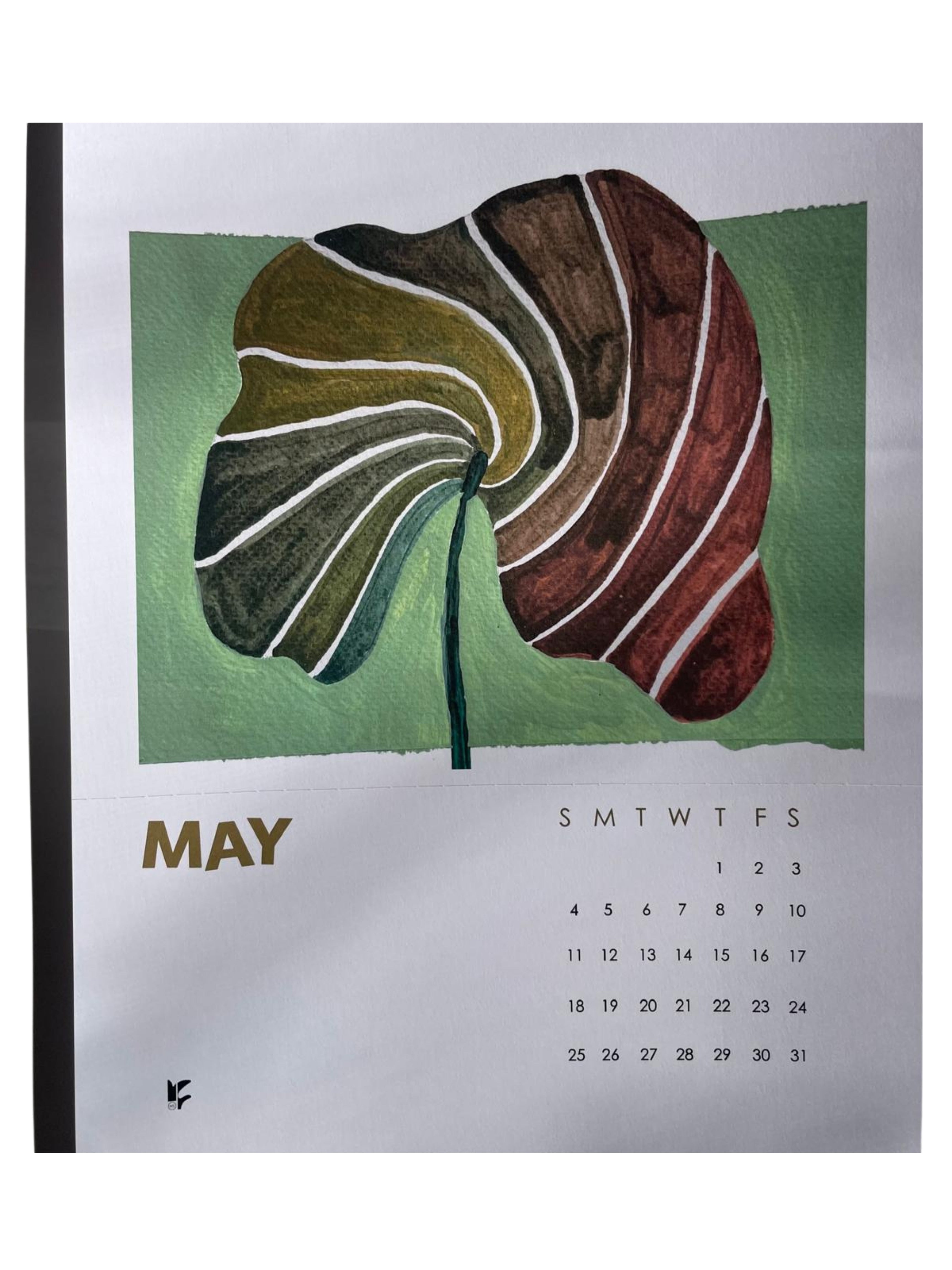 2025 Floral Print Calendar