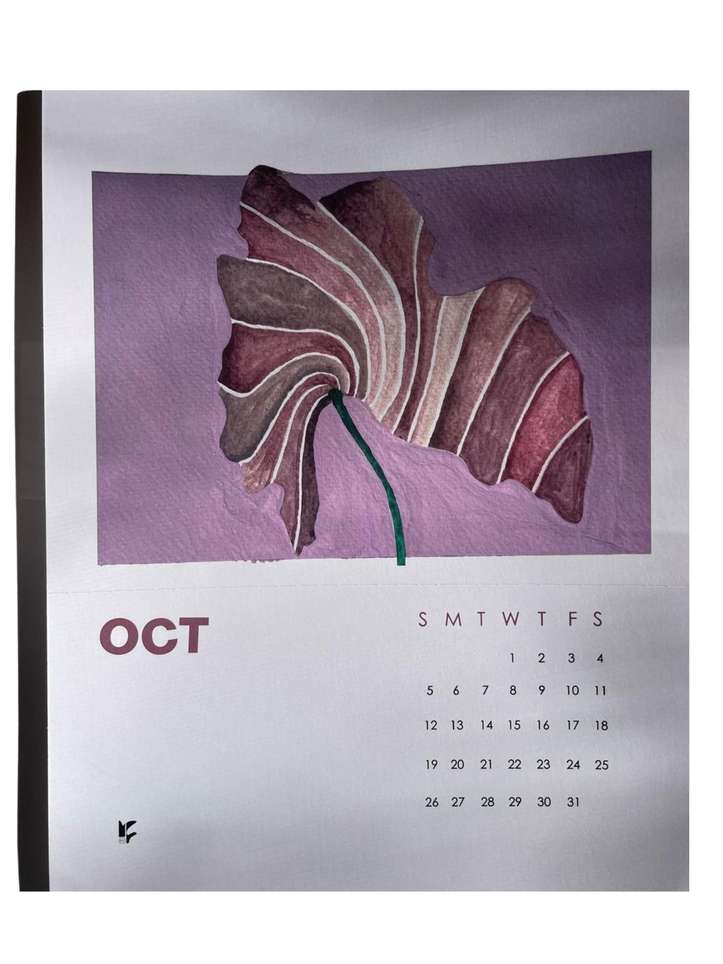 2025 Floral Print Calendar