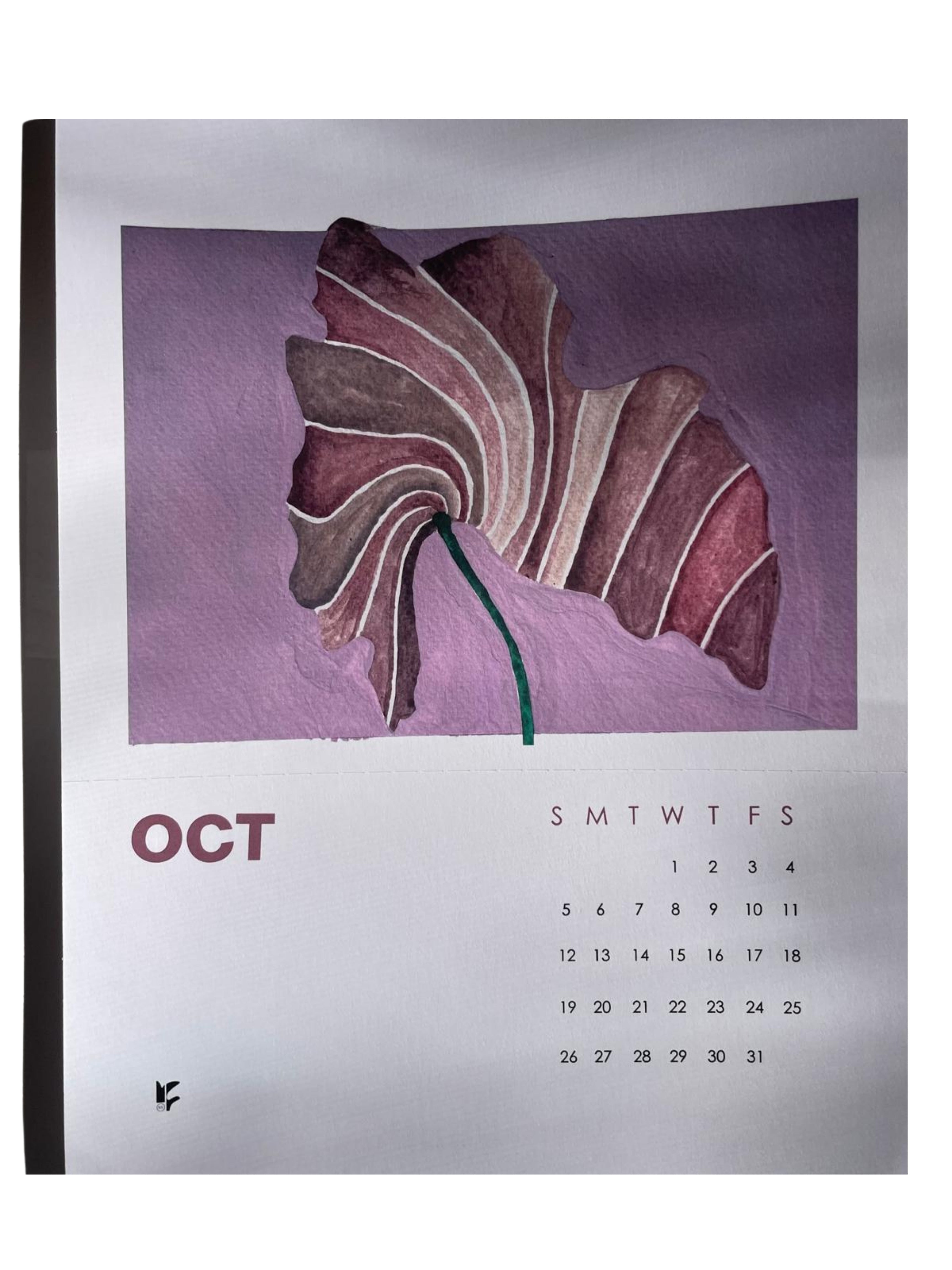 2025 Floral Print Calendar