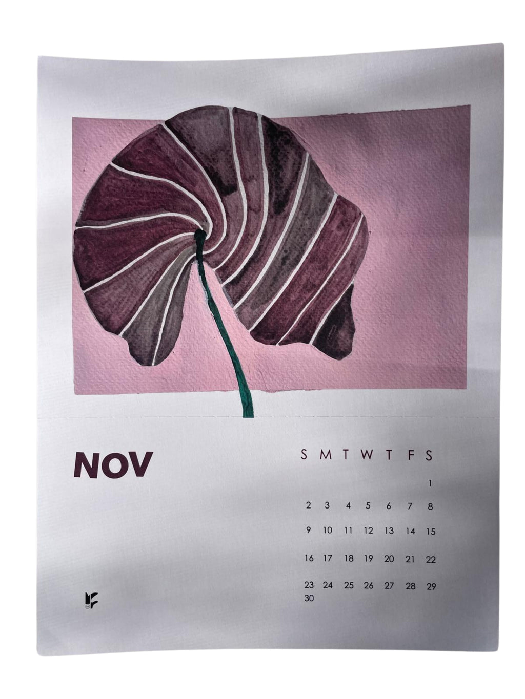 2025 Floral Print Calendar