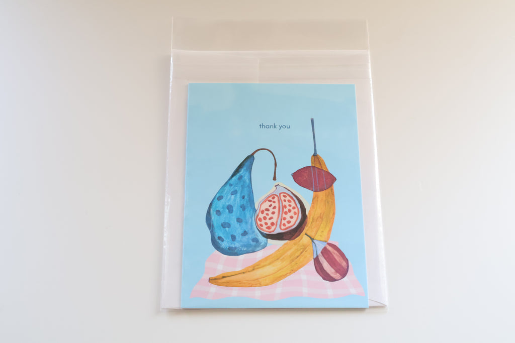 Circus Fruit Thank You Card