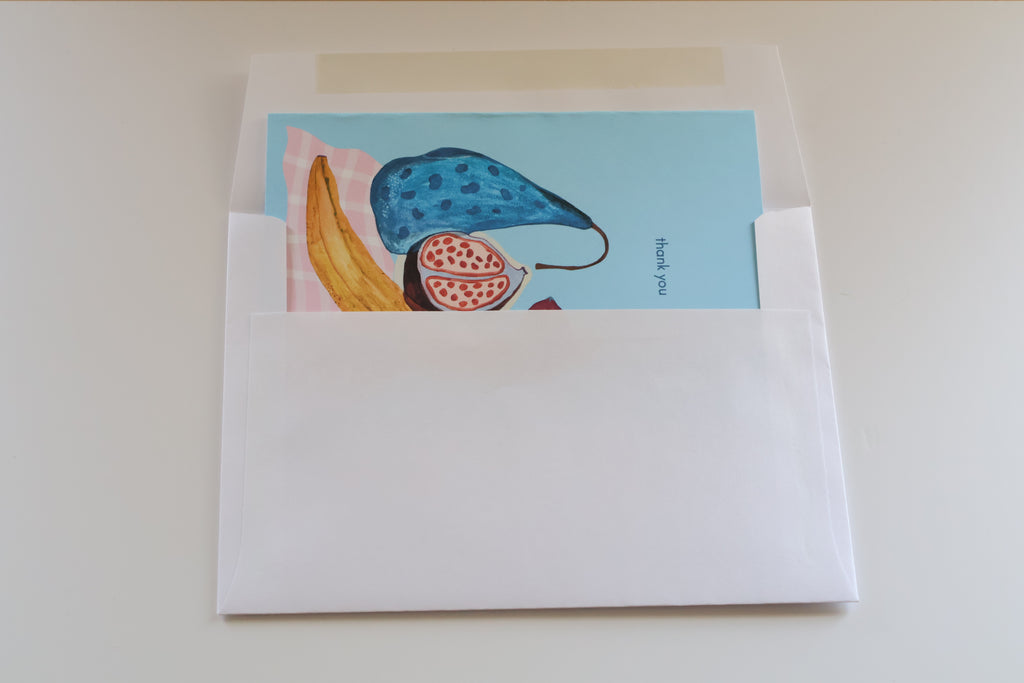 Circus Fruit Thank You Card