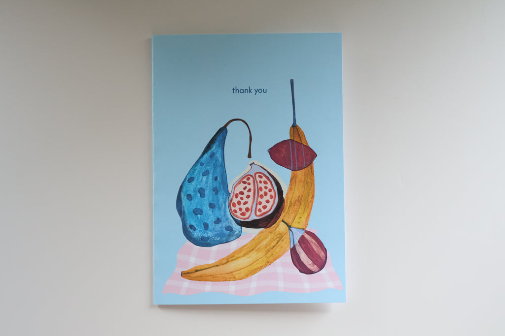 Circus Fruit Thank You Card