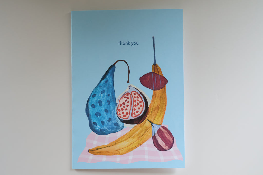 Circus Fruit Thank You Card