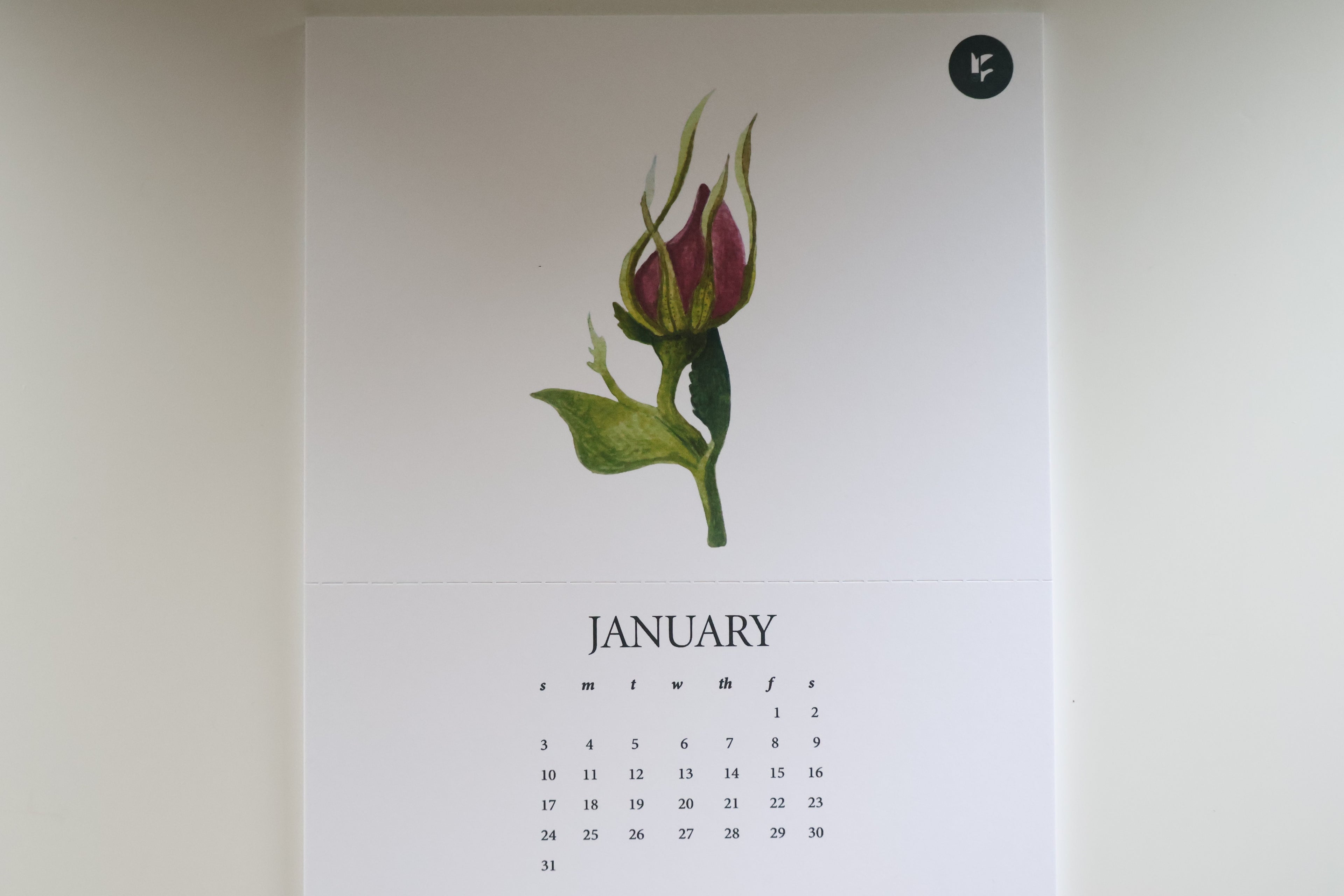Spring Botanical Calendar 2027