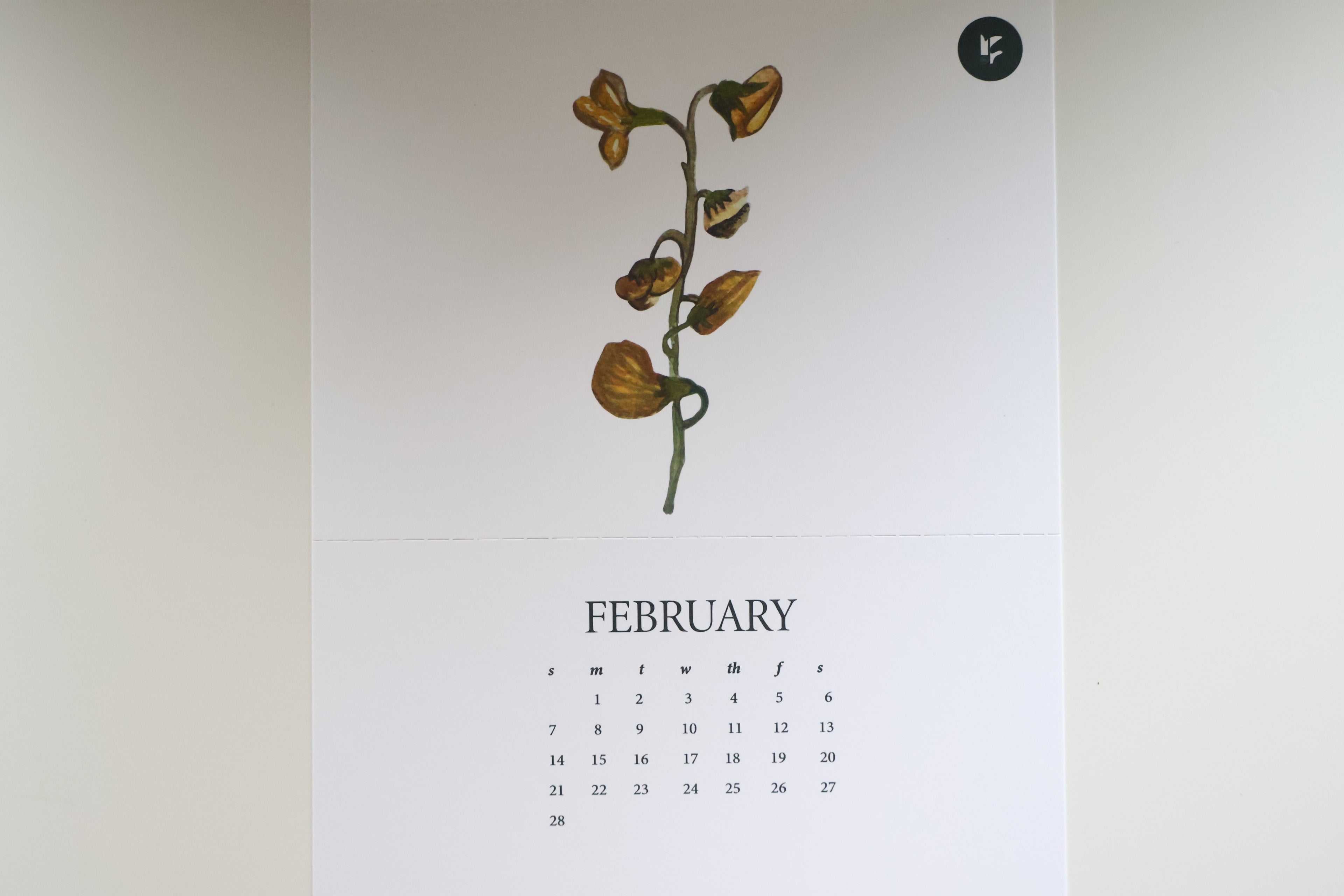 Spring Botanical Calendar 2027
