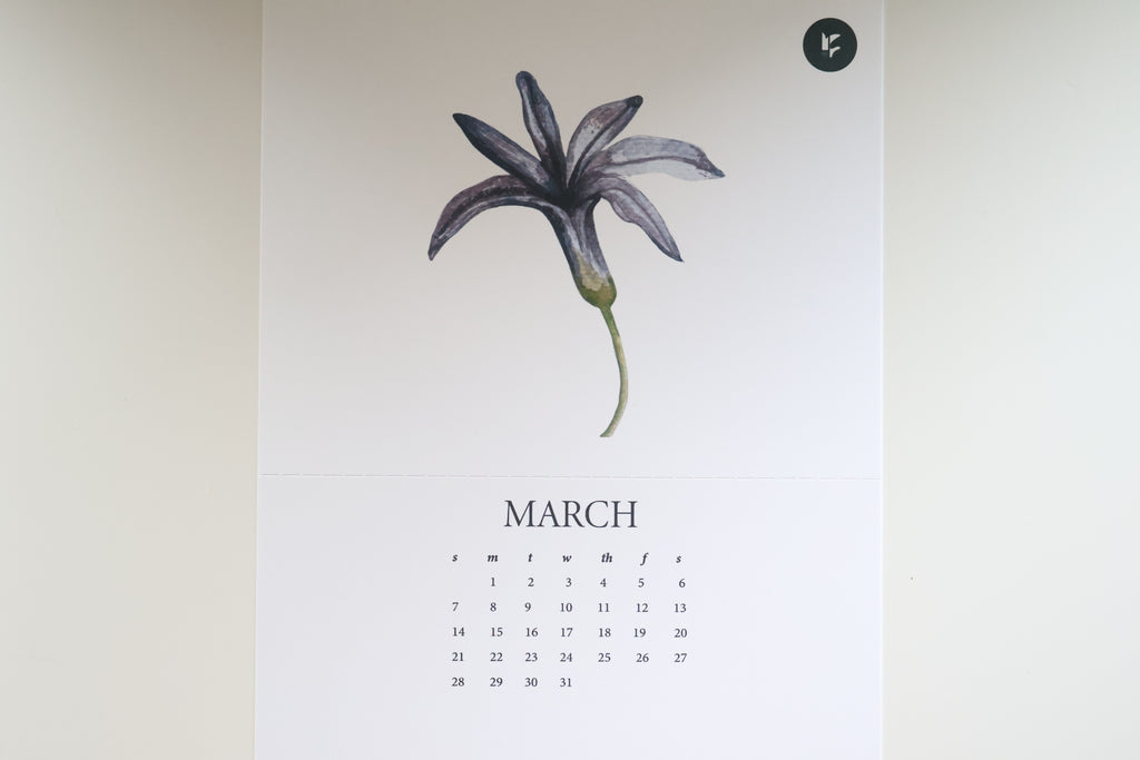Spring Botanical Calendar 2027