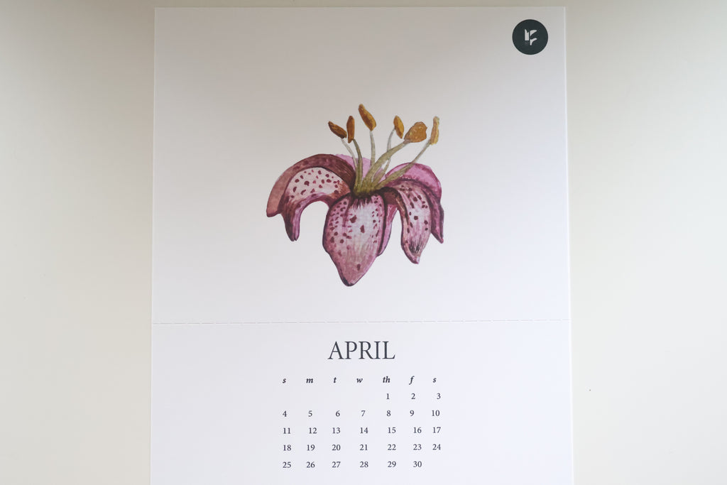 Spring Botanical Calendar 2027