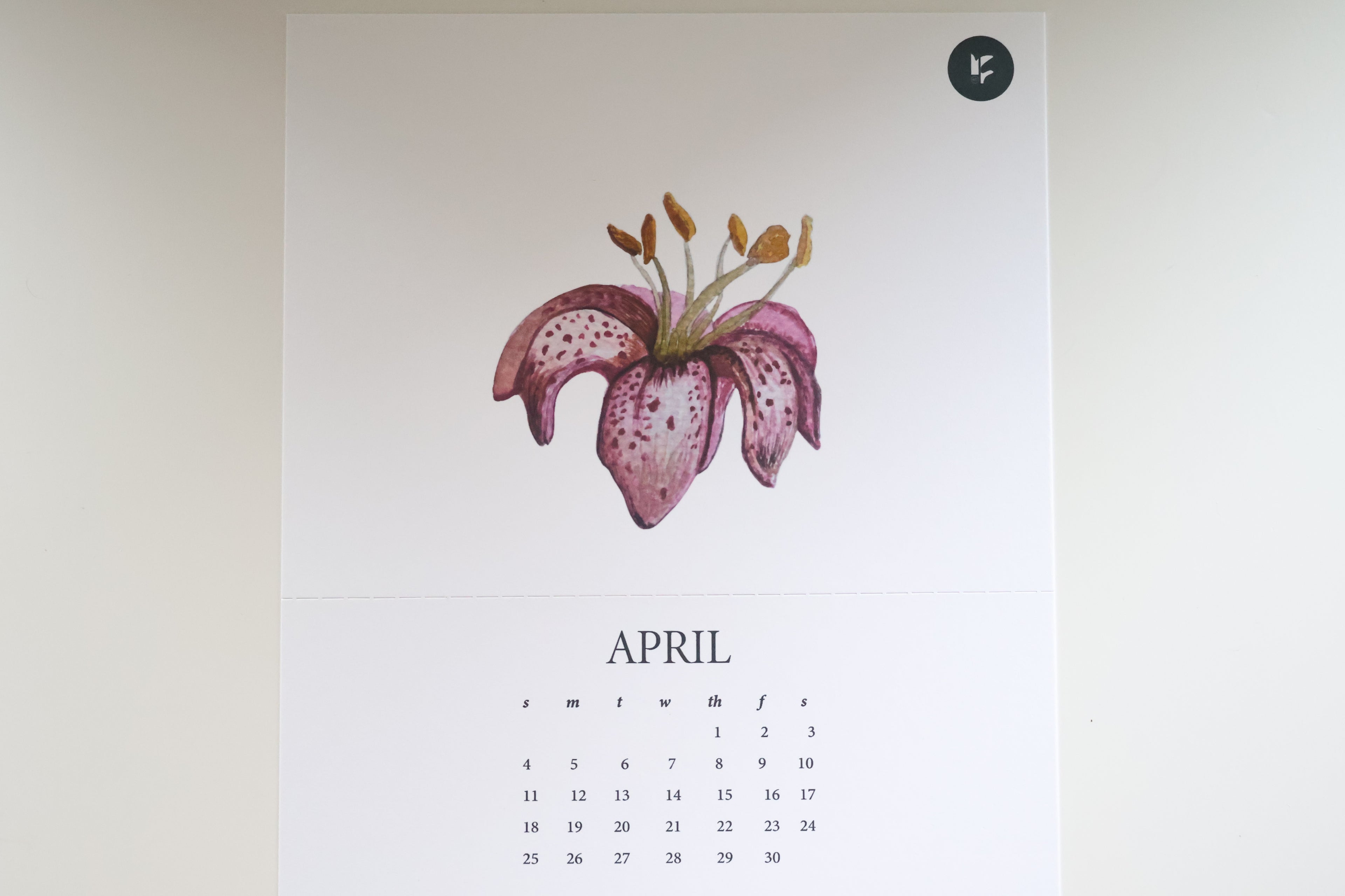 Spring Botanical Calendar 2027