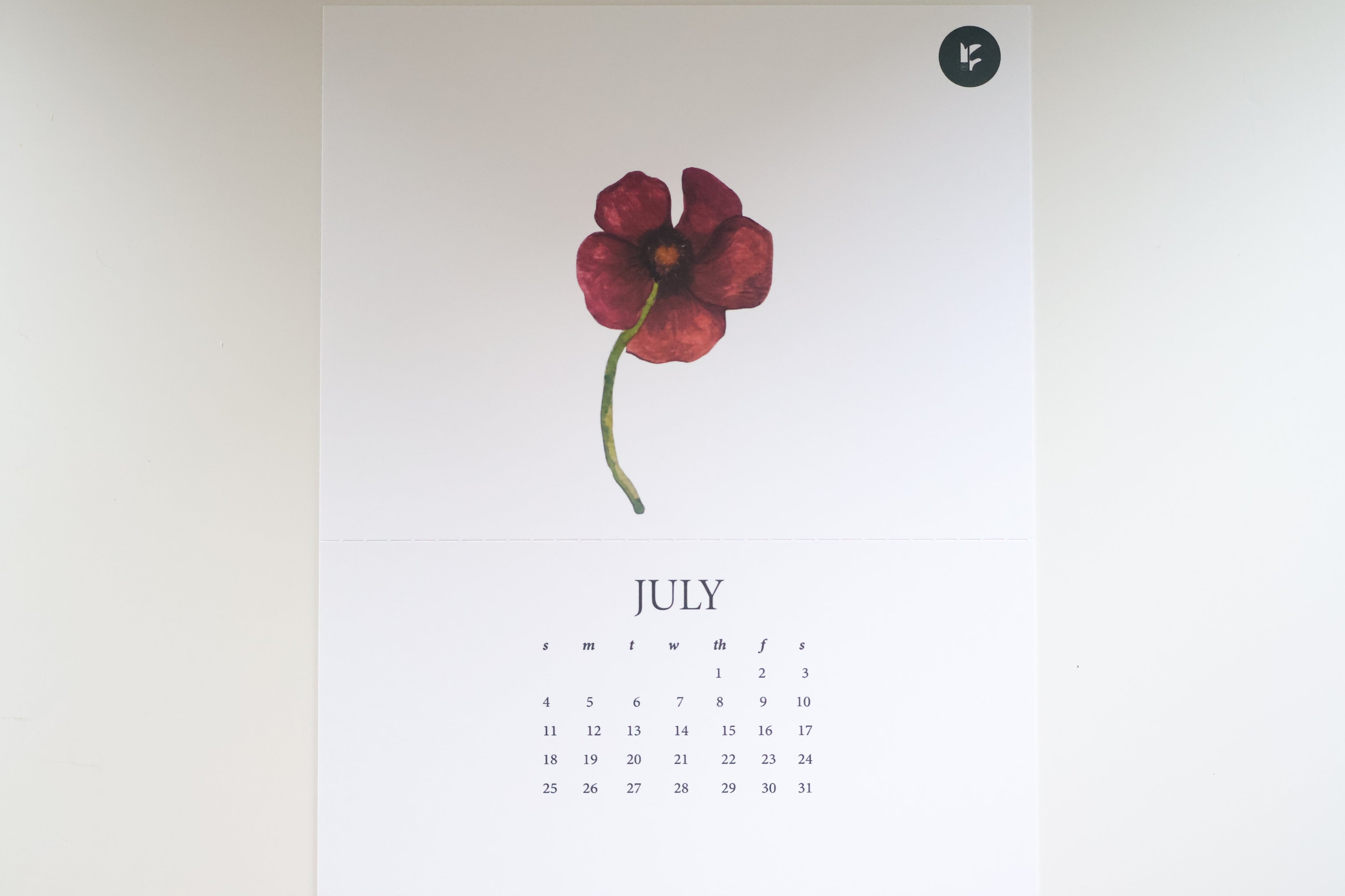 Spring Botanical Calendar 2027