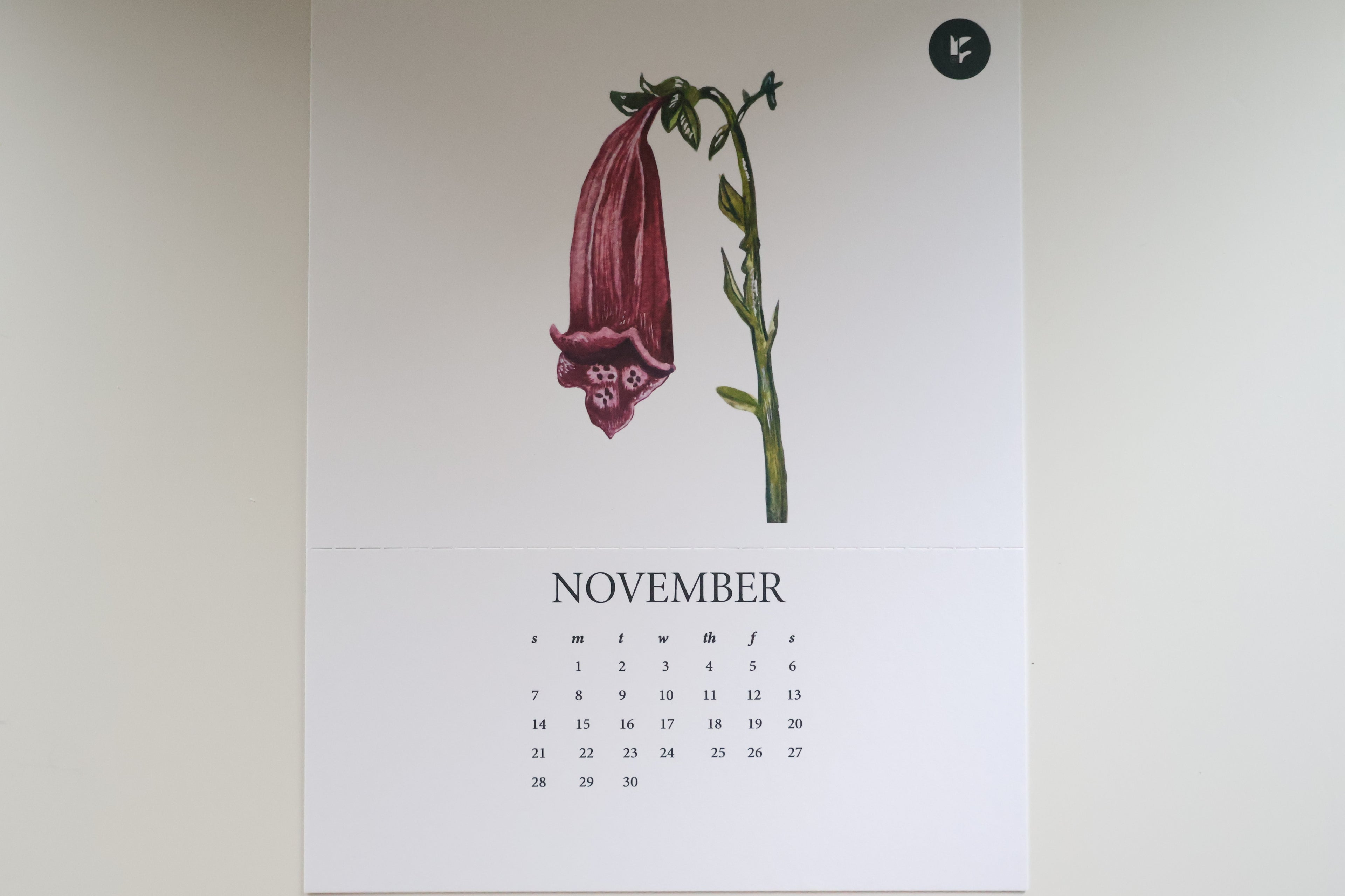 Spring Botanical Calendar 2027