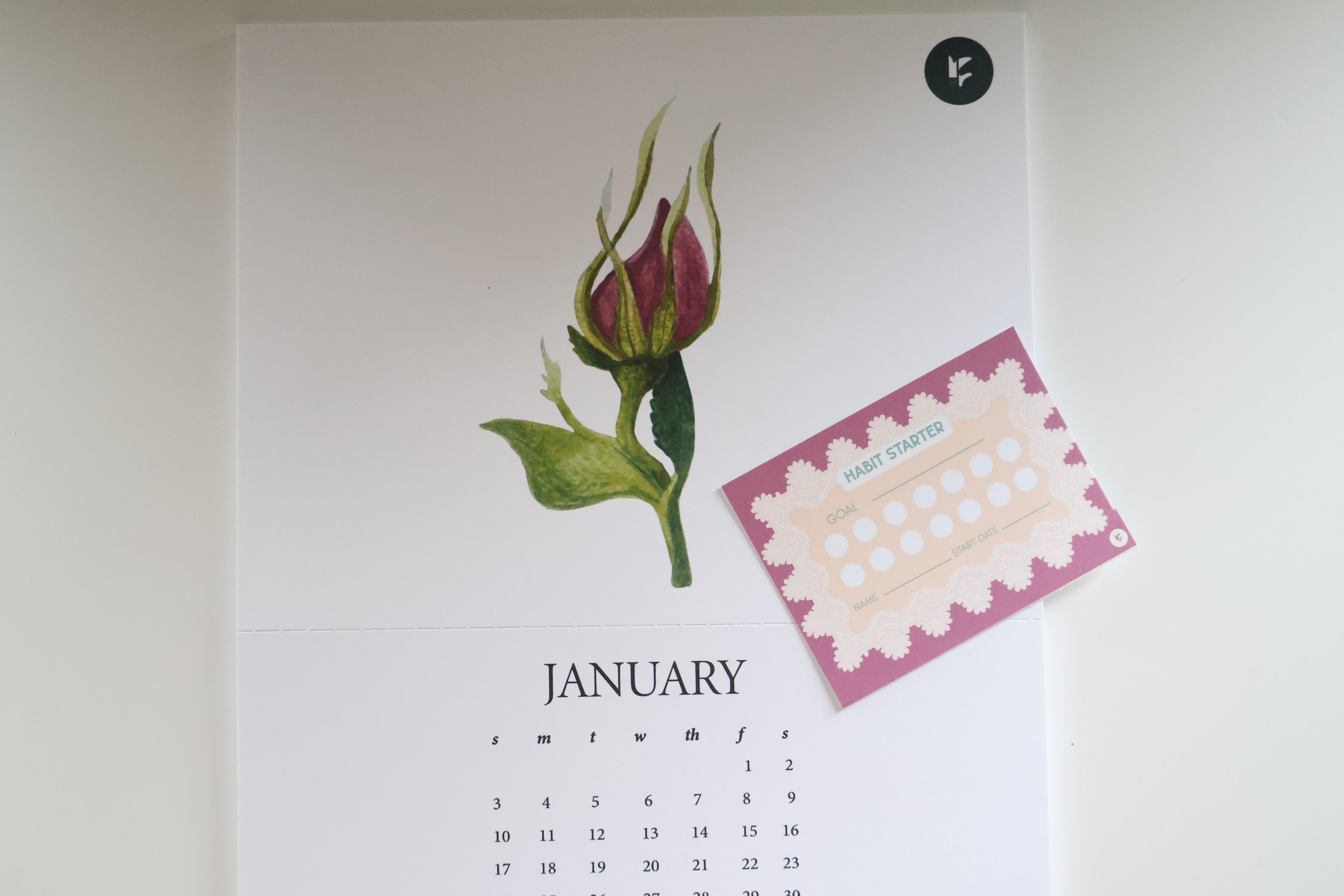 Spring Botanical Calendar 2027