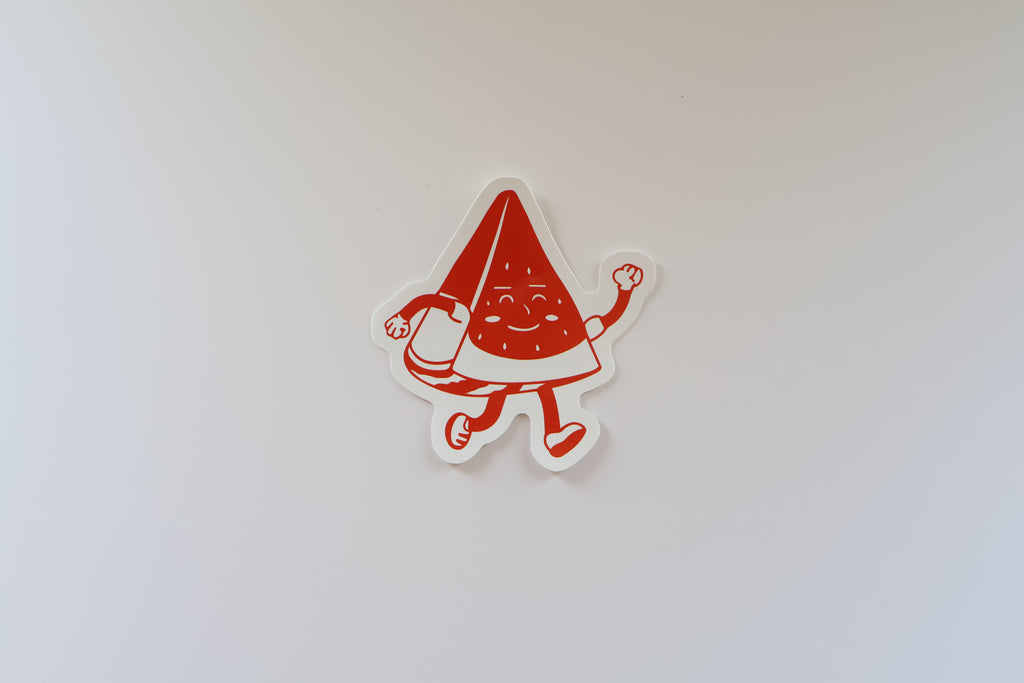 Free Palestine Red Sticker